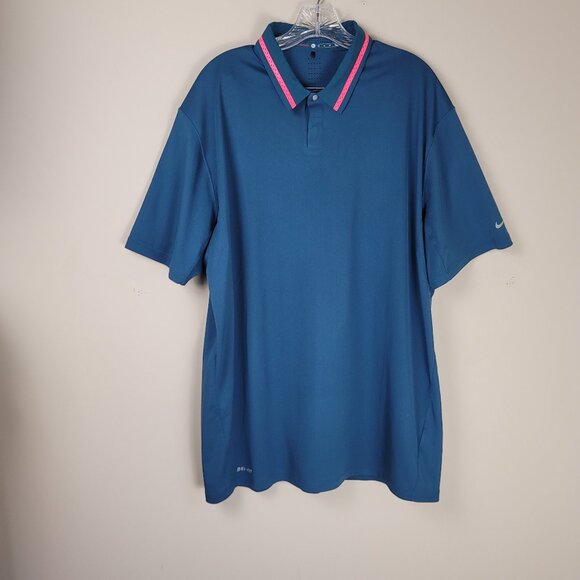 Nike Tiger Wood Collection Men Golf DRI-FIT Polo Shirt Size XXL - Picture 2 of 14